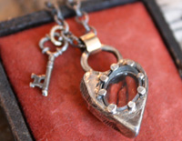 Alix Bluh Heart pendant